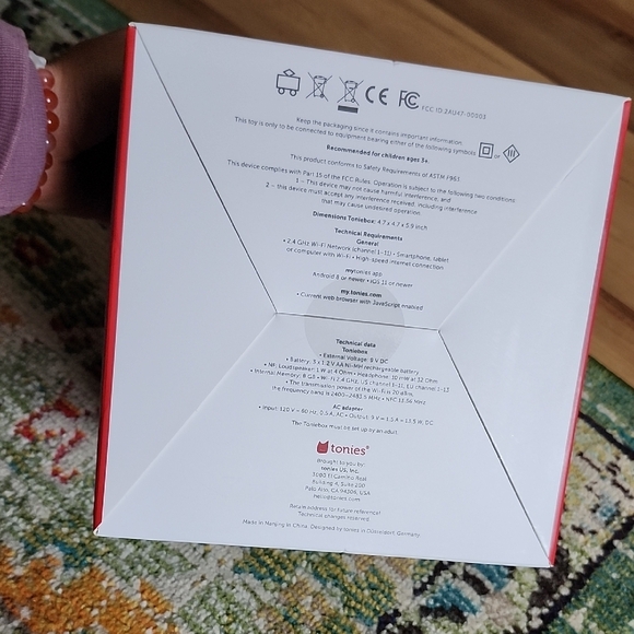 New Tonies Red Starter Set for Kids | Factory Sealed TonieBox - Picture 6 of 9